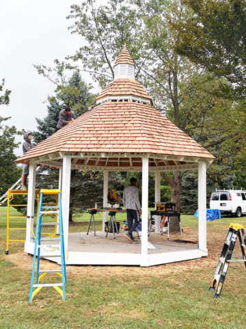 Gazebo nearing completion