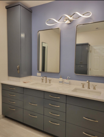 Double Vanity Remodel